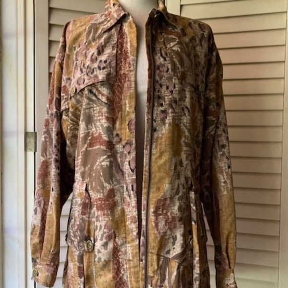 Oleg Cassini Zipper Jacket - Picture 1 of 12